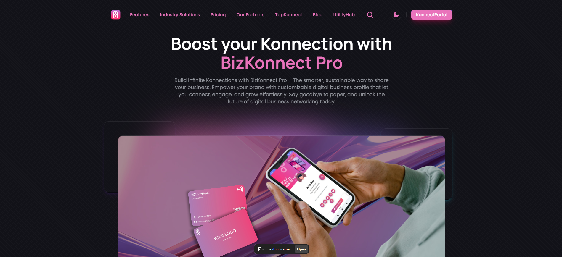 screenshot of BizKonnect Pro